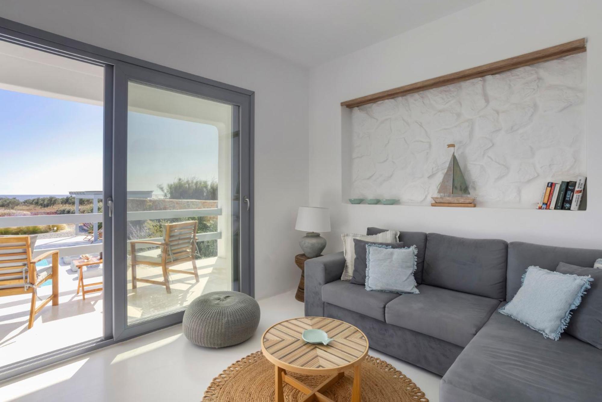 Villa Dione, Private Pool & Seaview By Naxos Dunes Kastrákion 外观 照片
